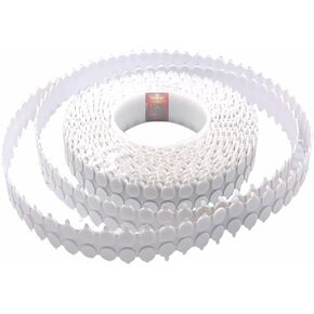 1000pcs Candle Wick Stickers Double Sided Stickers Adhere Stedy in Hot Wax Heat Resistance Wick Stickers Roll for Candle Making Candle Suuplies DIY Crafts 15mm 0.59'', White