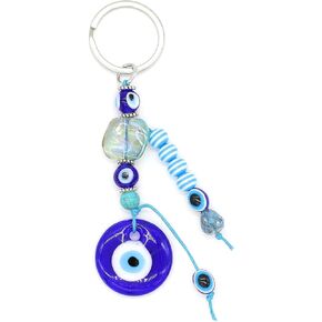 Evil Eye Keychains Hamsa Hand keychains Protection Good Luck Amulet Charm Key Ring Bag Purse Accessories