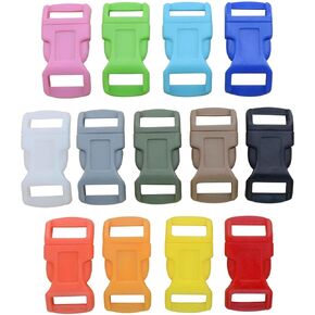 1/2" Adjustable Plastic Quick-release Buckle Straps for Belt Buckles Backpacks Dog Collars Bracelet Helmet