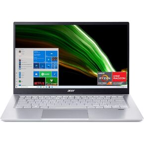 Acer Swift 3 SF314-43-R6NE Laptop | 14" Full HD IPS | AMD Ryzen 7 5700U Octa-Core Processor | AMD Radeon Graphics | 16GB LPDDR4X | 512GB SSD | Wi-Fi 6 | Fingerprint Reader | Backlit KB | Windows 11
