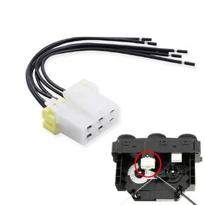Manual Heater AC Control Unit Plug Fit for Subaru Forester 2014-2017 Impreza 2012-2017 Crosstrek 2013-2017 WRX 2015-2017, Blower Motor Wire Pigtail