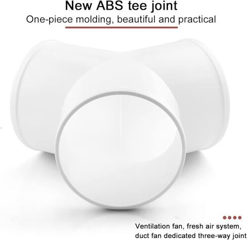 3 طريقة Y شكل القناة موصل القناة الفاصل للعادم ABS موصل القناة مروحة مجفف تنفيس خرطوم لخرطوم 4 بوصة in Kuwait