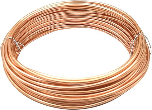 Copper Wire for Jewelry Making, Dead Soft 1 LB Spool Jewelry Wire (20 Gauge, 330Ft) for Beading, Electroculture Gardening in Kuwait
