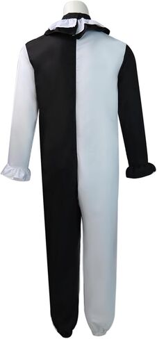 Art the Clown Costume Clown Jumpsuit Men Women Outfit Black White Bodysuit Full Set Halloween Costume With Mask in Saudi Arabia