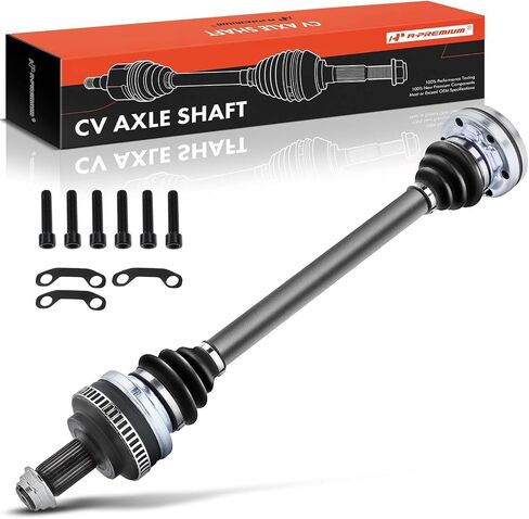 مجموعة عمود المحور A-Premium CV متوافقة مع BMW E46 330i 2001-2005 330Ci 2001-2006 L6 3.0L ناقل الحركة الأوتوماتيكي، جانب السائق الأيسر الخلفي، استبدال # 33217505291 in Saudi Arabia