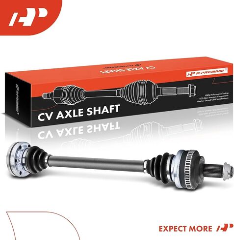 مجموعة عمود المحور A-Premium CV متوافقة مع BMW E46 330i 2001-2005 330Ci 2001-2006 L6 3.0L ناقل الحركة الأوتوماتيكي، جانب السائق الأيسر الخلفي، استبدال # 33217505291 in Saudi Arabia
