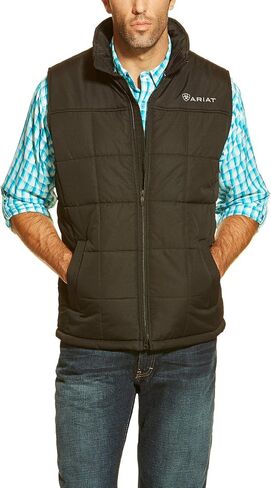 Ariat Male Crius Insulated Vest Red Mahogany Medium in Kuwait