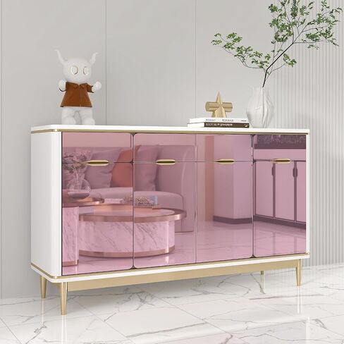 CHIHUT Self Adhesive Mirror Reflective Wall Sticker Rose Gold Mirror Wall Paper Peel and Stick Wallpaper Modern Non-Glass Flexible Mirror Stickers for Walls Cabinets Dresser Dishwasher 12"x100" in Saudi Arabia