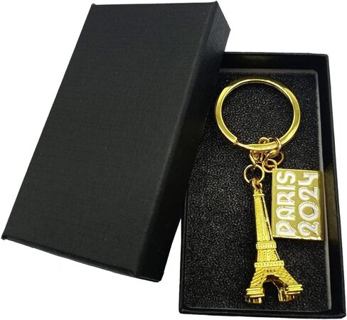 Eiffel Tower Keychain, Gold Lovely Decoration Souvenir Key Chain in Paris the Eiffel Tower Metal Keyring in Kuwait
