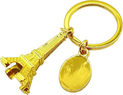 Eiffel Tower Keychain, Gold Lovely Decoration Souvenir Key Chain in Paris the Eiffel Tower Metal Keyring in Kuwait