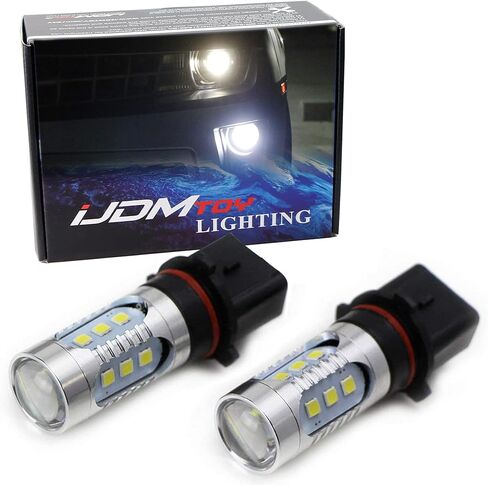 مصابيح بديلة من iJDMTOY فائقة السطوع زينون أبيض P13W عالية الطاقة 15-SMD لسيارة 2010-2013 Chevy Camaro، إلخ in Saudi Arabia