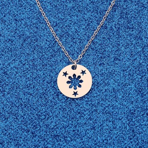 WUSUANED Sun and Stars Gold Necklace Philippine Pride Jewelry Gift in Kuwait