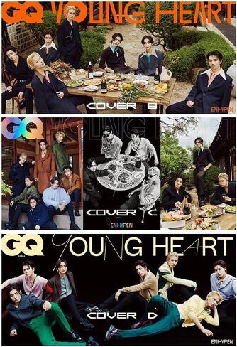 مجلة GQ كوريا أغسطس 2023 ENHYPEN Taeyang (الغلاف D) in Kuwait