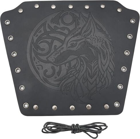 Jeilwiy Medieval Leather Bracers Adults Faux Leather Arm Guards Leather Wrist Band Men Steampunk Wrist Guards for Women Men Renaissance Wrist Cuffs in Saudi Arabia