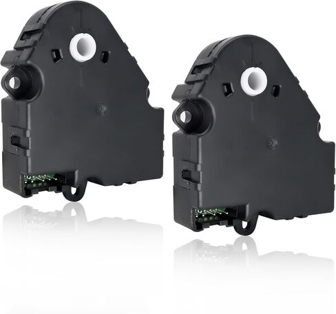 2 PCS HVAC Blend Door Actuator Driver Passenger Side Temperature Control Air Fit for Chevrolet Silverado 1500 2500 3500 GMC Tahoe Sierra Yukon Cadillac Buick Pontiac Replaces 89018365 604-106 52402588 in Saudi Arabia