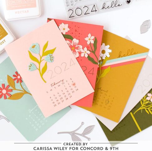 كونكورد والتاسع - 14 طوابع واضحة لتقويم 2024 in Kuwait