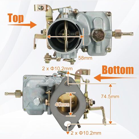 المكربن ​​كارب 37-67 استبدال Rocheste-r B/BC (1V)، 216 c.i. يصل إلى 261 درجة مئوية. 6 سلندر 1937-1967 كاربوريتر in Kuwait