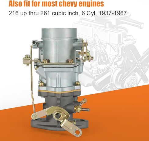 المكربن ​​كارب 37-67 استبدال Rocheste-r B/BC (1V)، 216 c.i. يصل إلى 261 درجة مئوية. 6 سلندر 1937-1967 كاربوريتر in Kuwait