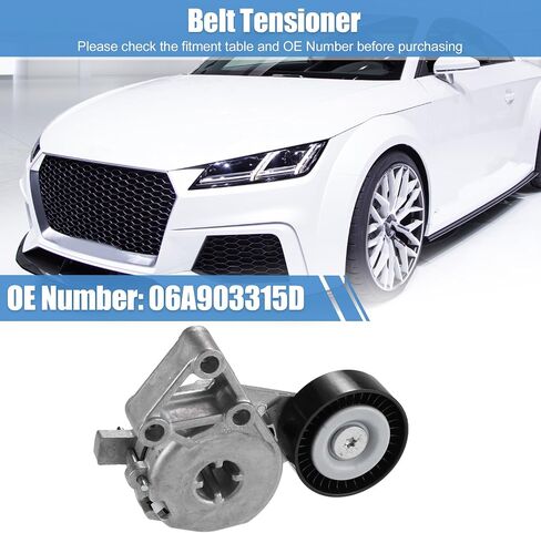 X AUTOHAUX Serpentine Belt Tensioner for Audi TT 1.8L 2000-2006 for Audi TT Quattro 1.8L 2000-2006 No.06A903315D in Saudi Arabia
