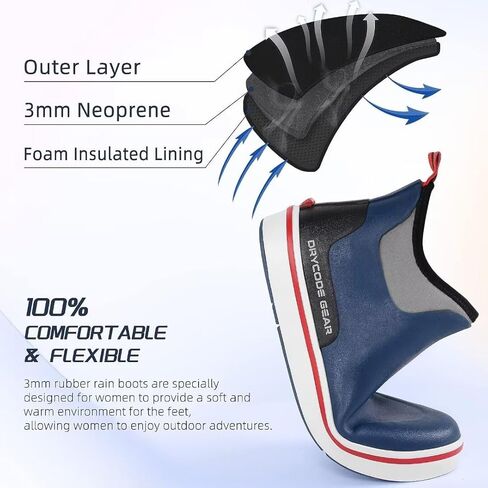 DRYCODE Rain Boots Men, Mens Deck Boots in Kuwait