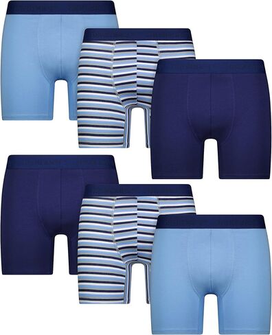 isotoner Mens Boxer Briefs, Boxer Brief for Men 6 Pack - Mens Underwear in Saudi Arabia