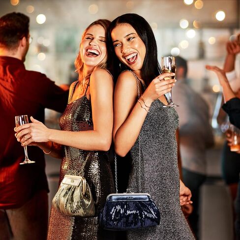 Clutch Purse Luxury Evening Handbag Crossbody Bag, Detachable Strap, Evening Purses for Weddings, Banquets & Parties in Saudi Arabia