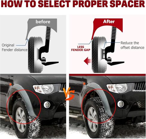 4 قطع فواصل عجلات لسيارة Jeep JK Wrangler 5 Lug، 2 بوصة فواصل عجلات 5x5 مع مسامير 10.9 درجة 1/2 بوصة لقائد XK لـ WJ WK Grand Cherokee لـ JK JKU Wrangler وSafari - محور مركزي 87.1 مم in Saudi Arabia