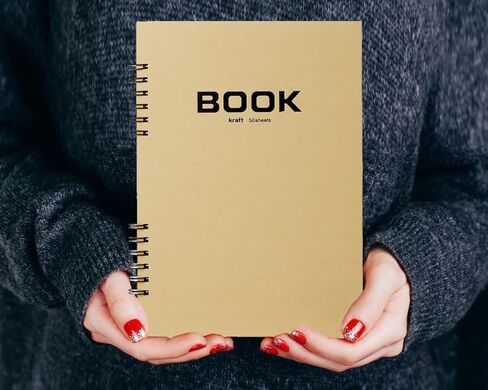 SuyuanArt A5 Toned Tan Sketch Pad, 5.5" x 8.5" (1 Pack, 50 Sheets) - Spiral Bound Mixed Media Sketchbook for Drawing, Doodling, Sketching & Painting - Acid Free, Artist Paper for Charcoal, Pencil, Pen in Kuwait