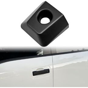 Door Handle Keyhole Frame Cover, Compatible with Nissan Armada Titan, Infiniti QX56, Replaces# 80647-ZC00A 80647-9FU0B,Silver