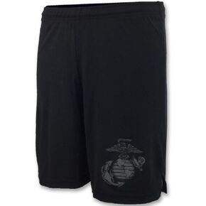 Armed Forces Gear Marines Men's PT Shorts (Black)