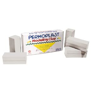 AMACO Permoplast Modeling Clay, Cream, 5 lbs.