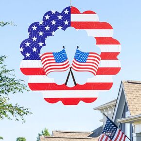 Wind Spinner, 12 inch Hanging Wind Sculptures Outdoor, 3D Wind Spinners for Yard and Garden Decor, Wind Spinner Gift for Thanksgiving, Christmas, Birthdays(Roosters)