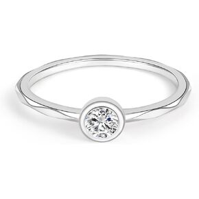 925 Sterling Silver Birthstone Stackable Rings for Women Simple Dainty Promise Finger Ring Mother Daughter Grandma Family Ring Jewelry Gifts for Her in Kuwait