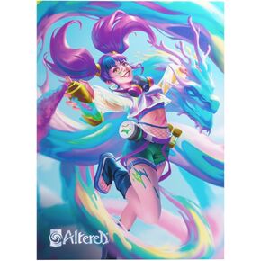 Altered Nevenka Art Sleeves (50-Pack) - Officially Licensed Standard-Sized TCG Card Protectors, Vibrant Full-Color Faction Designs, Durable with Great Shuffle Feel, Made by Gamegenic