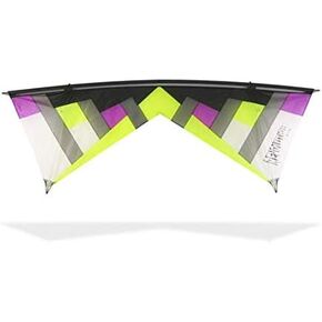 Revolution Kites New York Minute Quad Line Sport Wing Kite with Reflex Technology (Handles/Line Set/Instruction Manual/Carrying Bag) (Blues/Grey)