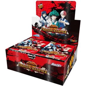 Jasco Games My Hero Academia Collectible Card Game Series 2 Unlimited Crimson Rampage Booster Display | 240-card 24-Pack Booster Display | Ages 14+ | 2 Players | Avg. Playtime 20-30 Minutes | Made
