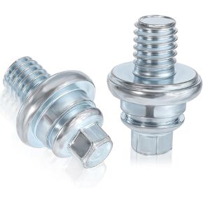 2pcs Side Battery Terminal Bolts, 3/8" Side Post Battery Terminal Bolt Standard Battery Terminal Stud Connector Universal Battery Binding Post Extender Stud Kit