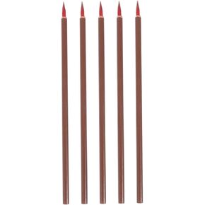 Operitacx Calligraphy Sumi Brush 5pcs Writing Brush Sumi Brush Watercolor Chinese Art Brush Miniature Painting Brush Pens Calligraphy Pens Ink Wood Japan Major
