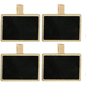Crafter's Square Chalkboard Tags with Clothespins, 4-ct. Packs, 1.75x2in Each