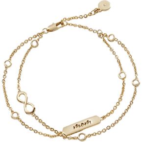 Alex and Ani AA753823SG,Mom Infinity Adjustable Bracelet,Shiny Gold,Gold, Bracelets