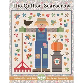 Riley Blake Assortment of Creative, Must-Have Quilt Patterns by Lori Holt of Bee in My Bonnet and It’s So Emma. (It's Sew Emma The Quilted Scarecrow Quilt Pattern), P120-AUTUMN