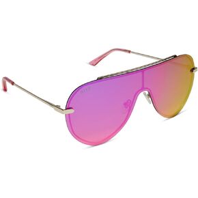 DIFF Imani Designer Oversized Shield Sunglasses for Women UV400 Protection