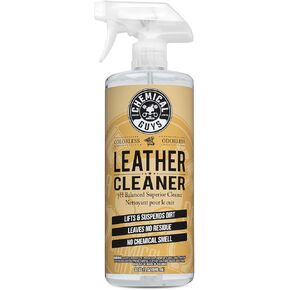 Chemical Guys Leather Cleaner, Colorless and Odorless for Car Interiors, Furniture, Boots, and More (Works on Natural, Synthetic, Pleather, Faux Leather and More), 32 fl oz - SPI_208_32