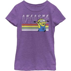 تي شيرت Awesome Vibes للفتيات من Minions in Kuwait