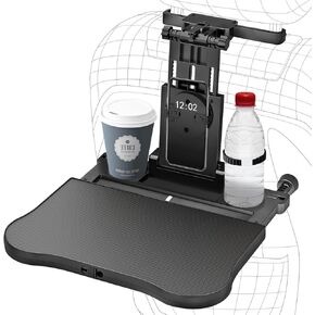 Car Seat Tray Table - Adjustable Kids Travel Car food Trays for Eating Passenger Roadtrip Back Seat Organizer Pastime/Working/Dinning Desk
