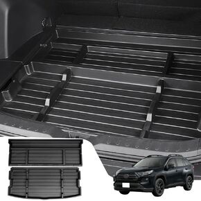 MIKKUPPA Trunk Hidden Storage Box Compatible with 2019-2024 Toyota RAV4 Interior Storage Accessories, Suv Under Cargo Floor Insert Trunk Organizer