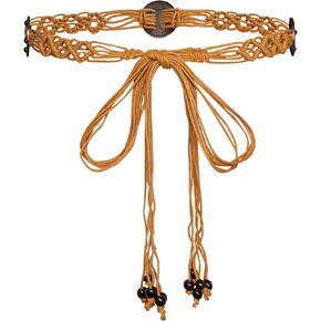 Scarlet Darkness Women Renaissance Belts Waist Belts for Dresses Bohemian Style Waist Belt