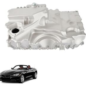 Improved Engine Oil Pan Aluminum Replacement for 2014-2016 228i 428i, 2012-2017 320i, 2012-2016 328i 528i Z4, 2013-2015 X1 2.0L N20 Engine 11137618512