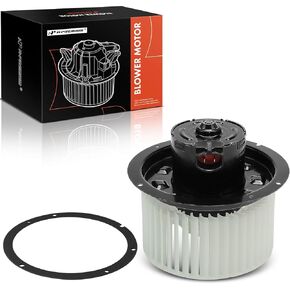 A-Premium HVAC Heater Blower Motor Assembly Compatible with Lincoln Vehicles - Town Car 1998-2002, V8 4.6L - Front Side, Replace# YW1Z19805CA, XF3Z18504AA
