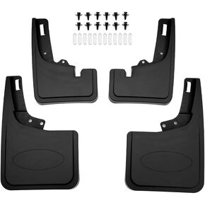 Autorder Mud Flpas Splash Guards for Ford F-150 F150 2021 2022 2023 2024 Accessories Mudflap Fender Flares Front and Rear Mud Guard Set 4PCS (Only for Trucks Without Fender Flares)